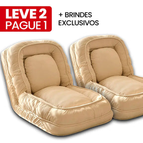 Sofá Cama Algodão Retrátil 5 em 1 + BRINDE: Almofadas Cushion