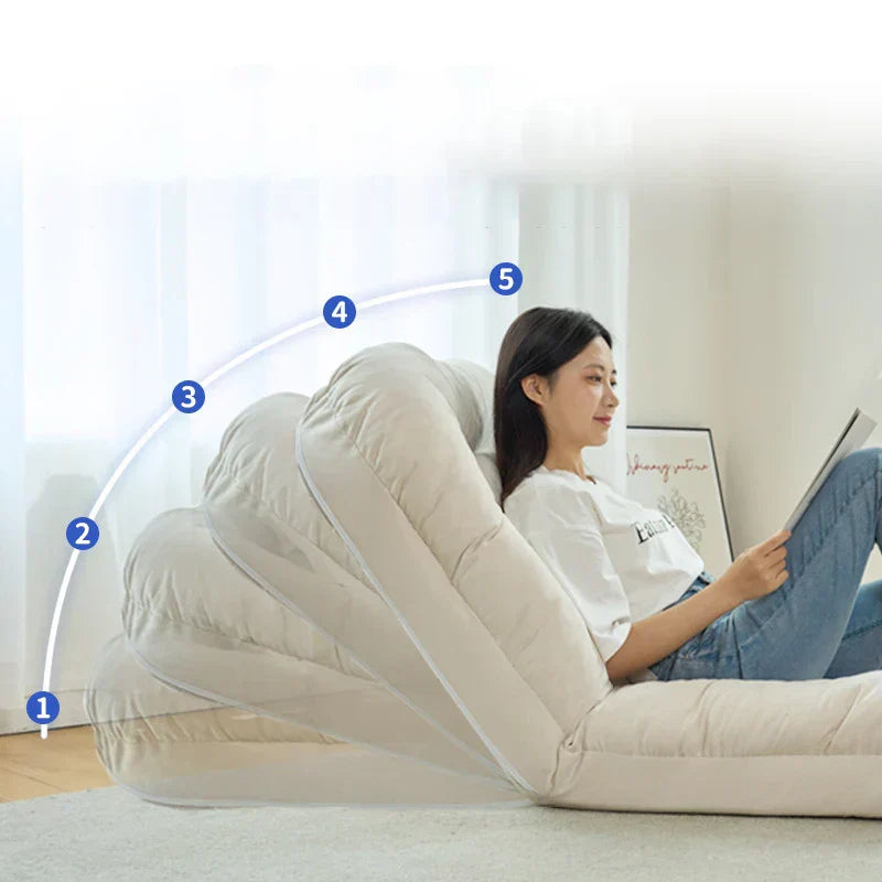 Sofá Cama Algodão Retrátil 5 em 1 + BRINDE: Almofadas Cushion